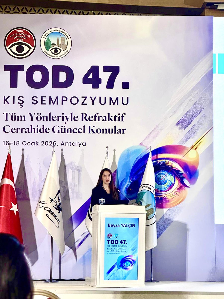 Av_AyyuceYalcin's tweet image. "Ne mutlu Türk'üm diyene!"❤️

#UlusalKongre #Oftalmoloji 
#SağlıktaYenilikler