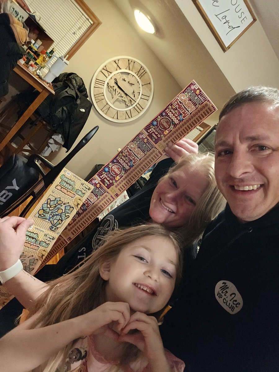 Congrats to Nick and the entire family! Winners of our @ialottery