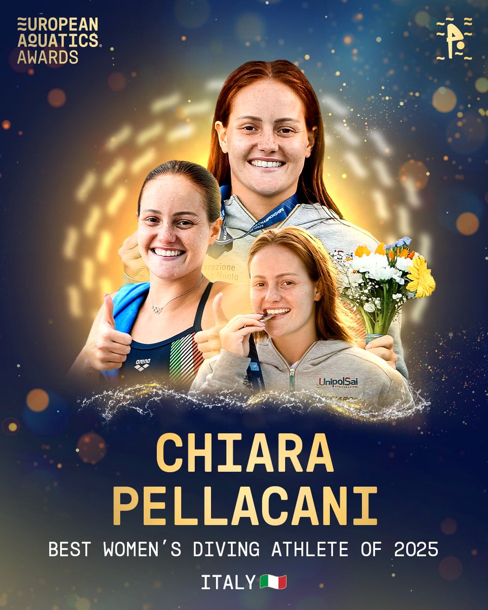 Chiara Pellacani made a true splash in 2025, earning her women’s diver of the year honours! 

#EuropeanAquatics #Diving