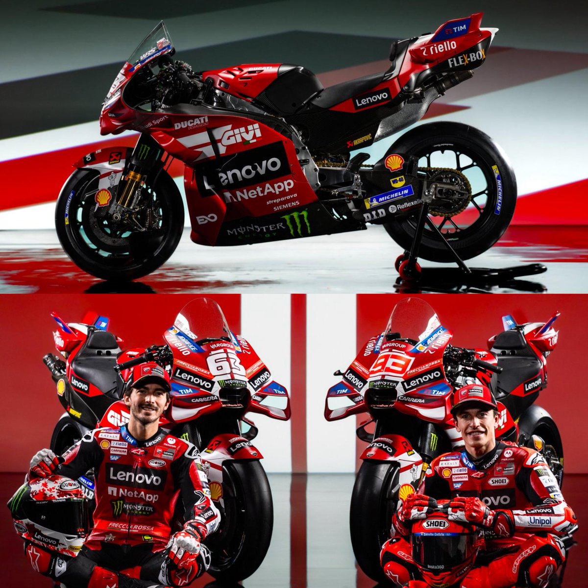 NeumaticoInter's tweet image. Ducati presenta su decoración oficial para la temporada 2026 de MotoGP ¿Sera Marc Márquez capaz de revalidar el titulo?
#motogp #ducati #marcmarquez