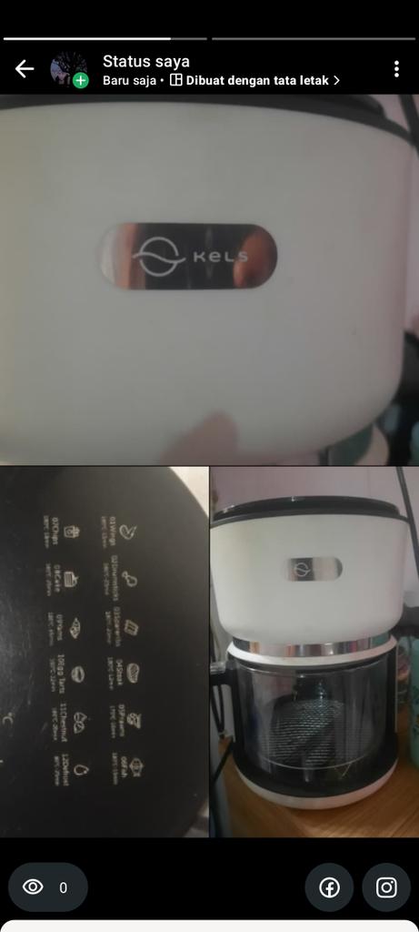 runnerfighting's tweet image. WTS air fryer merk Kels, 500k pas beli 799k. Informa punyaa