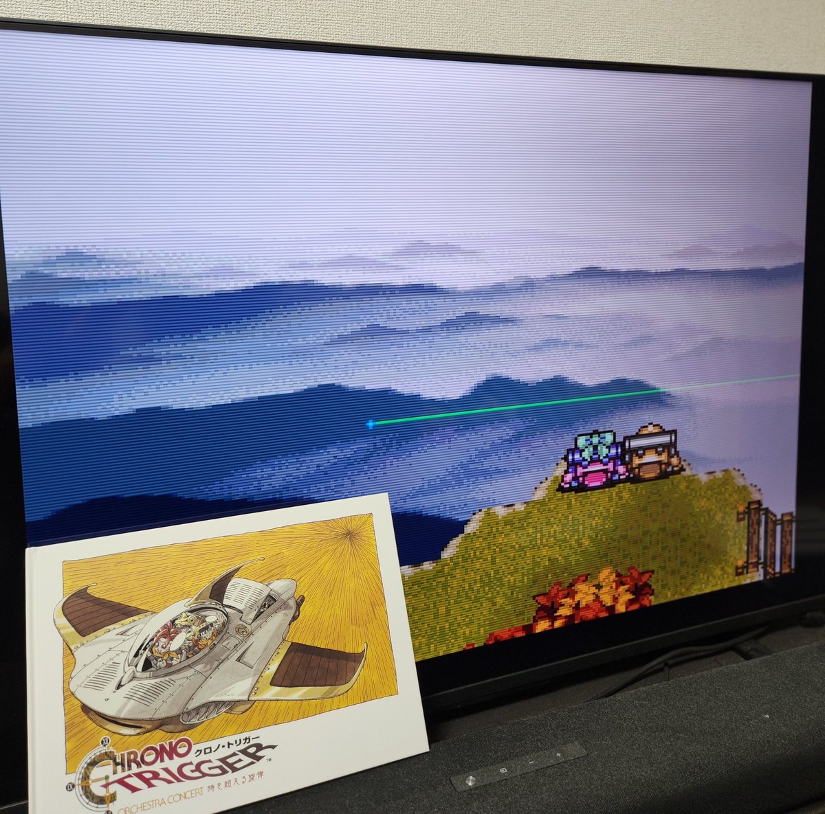 改めてクロノトリガーコンサート最高だった😭
あれからゲームやってまた号泣してる😭😭
同じことやってる人絶対いるはず
#クロノトリガー
#クロノトリガーオケコン 
#クロノトリガーオーケストラ