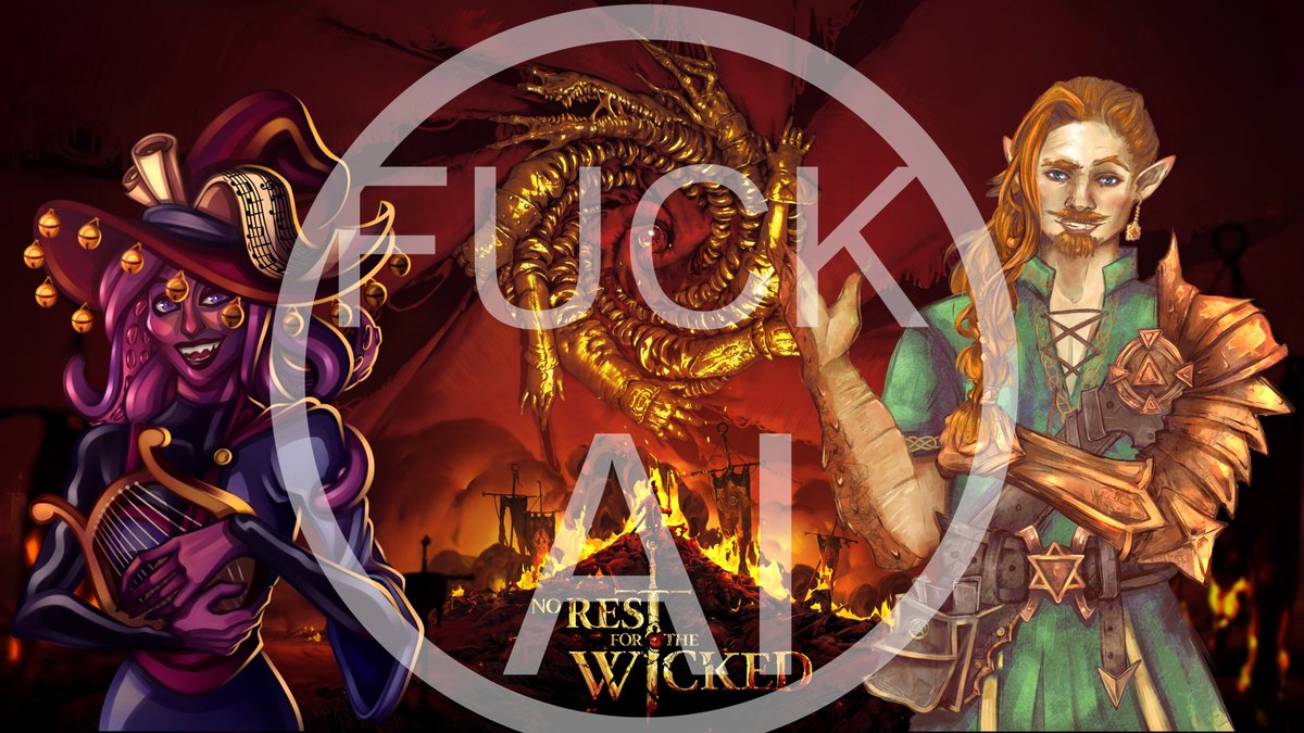 Atiliyah_Art's tweet photo. Ça fait plus de 2 ans que j'attends la sortie de No Rest For The Wicked !
Et ce jeudi 22 il sort enfin dans sa version finale 
du coup on se retrouve ce jeudi autour de 20h pour s'y lancer à corps perdu en collab avec @FryddhaVT 

#norestforthewicked https://t.co/XwPmlAEOWQ