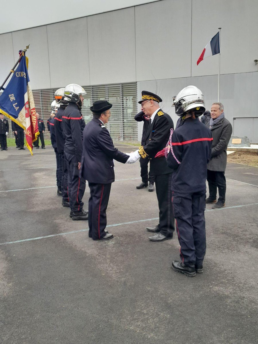 Image de Préfet des Pays de la Loire et de Loire-Atlantique - #Cérémonie | À l’occasion de la Sainte-Barbe, patronne des sapeurs-pompiers, M.Makhlouf, sous-préfet