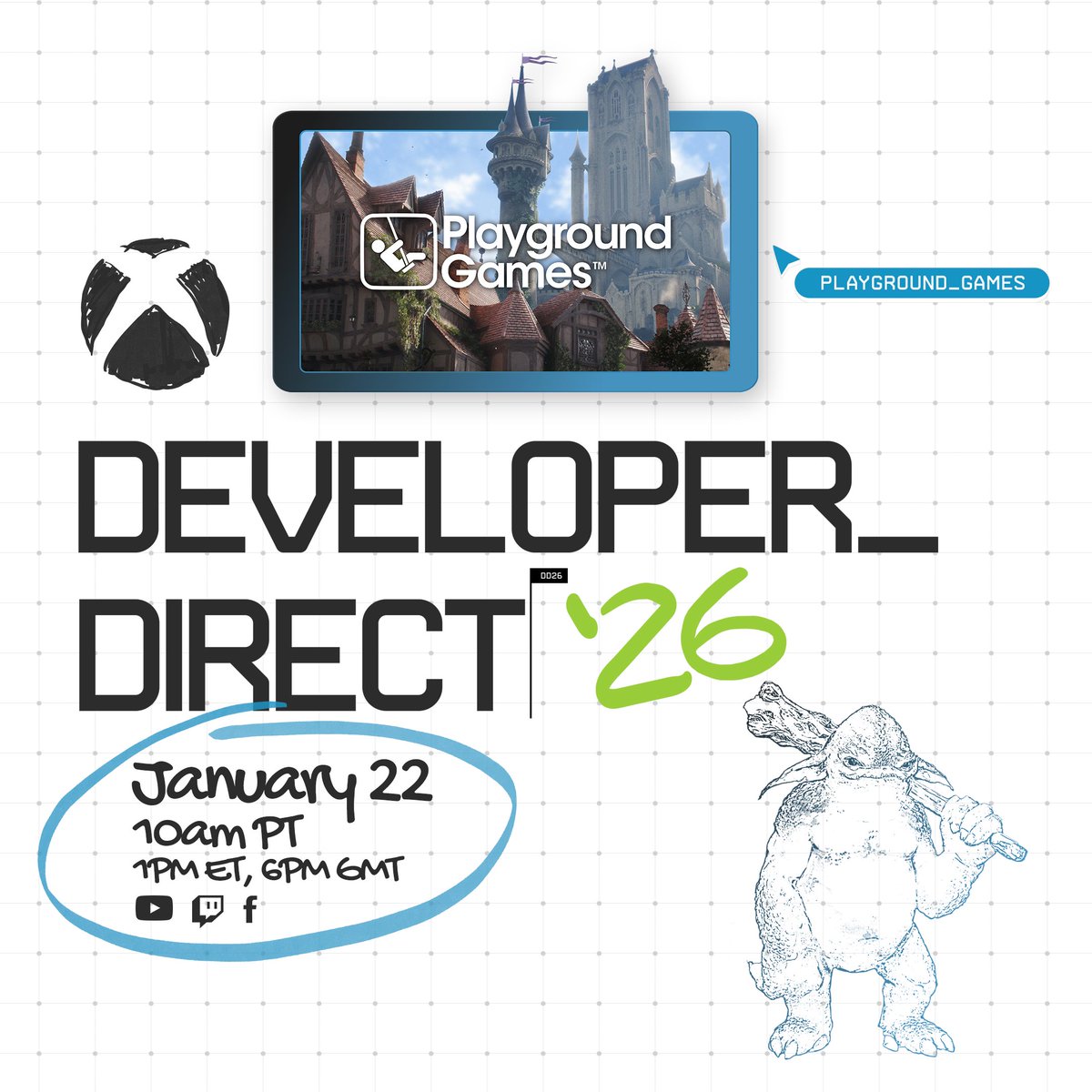 fable's tweet image. Adventures? Plenty. Choices? Loads. Nervous Hobbes? We wouldn’t rule it out. 

Join us at Developer_Direct for the first Fable deep dive on 22 Jan, 6PM GMT (10AM PT): bit.ly/3LGJVjy

#Fable #FableTheGame #DeveloperDirect | @Xbox @WeArePlayground