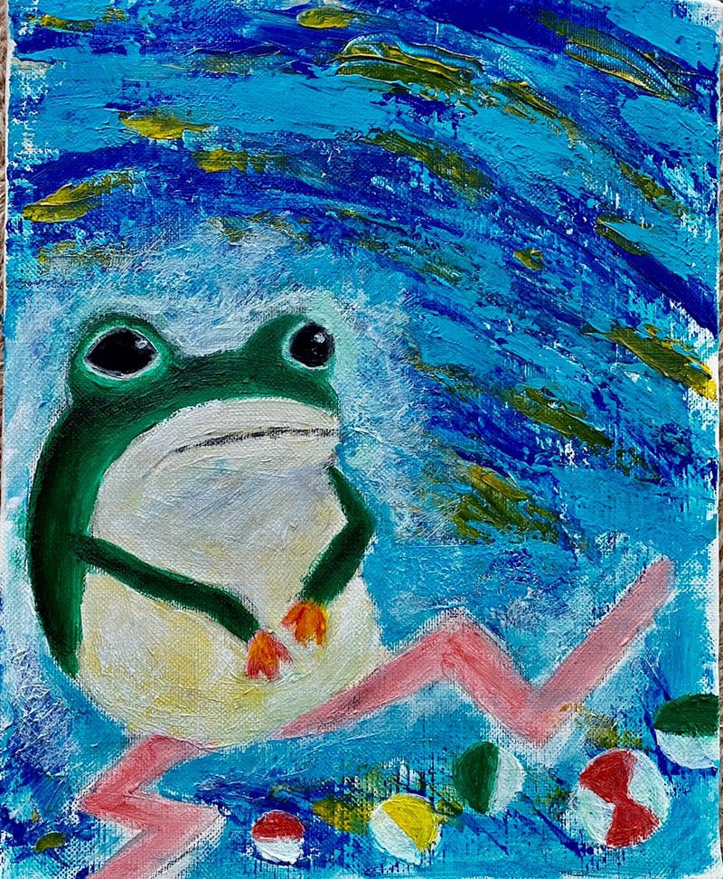 世界はそれを青と呼ぶんだぜ ハリネズミとカエル🦔🩷🐸