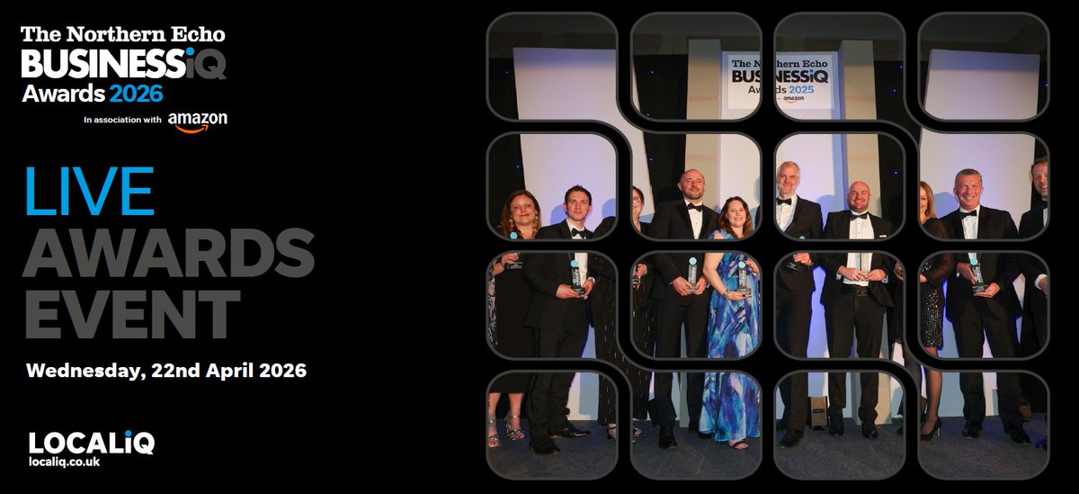 🏆 Northern Echo BusinessIQ Awards 2026

A celebration of bravery, brilliance &amp; the best of the North East

✨ 12 categories showcasing innovation, creativity &amp; leadership
📅 Entries now open – apply today
👉 orlo.uk/bVjg1

Let’s put Sunderland businesses on the map 🌍