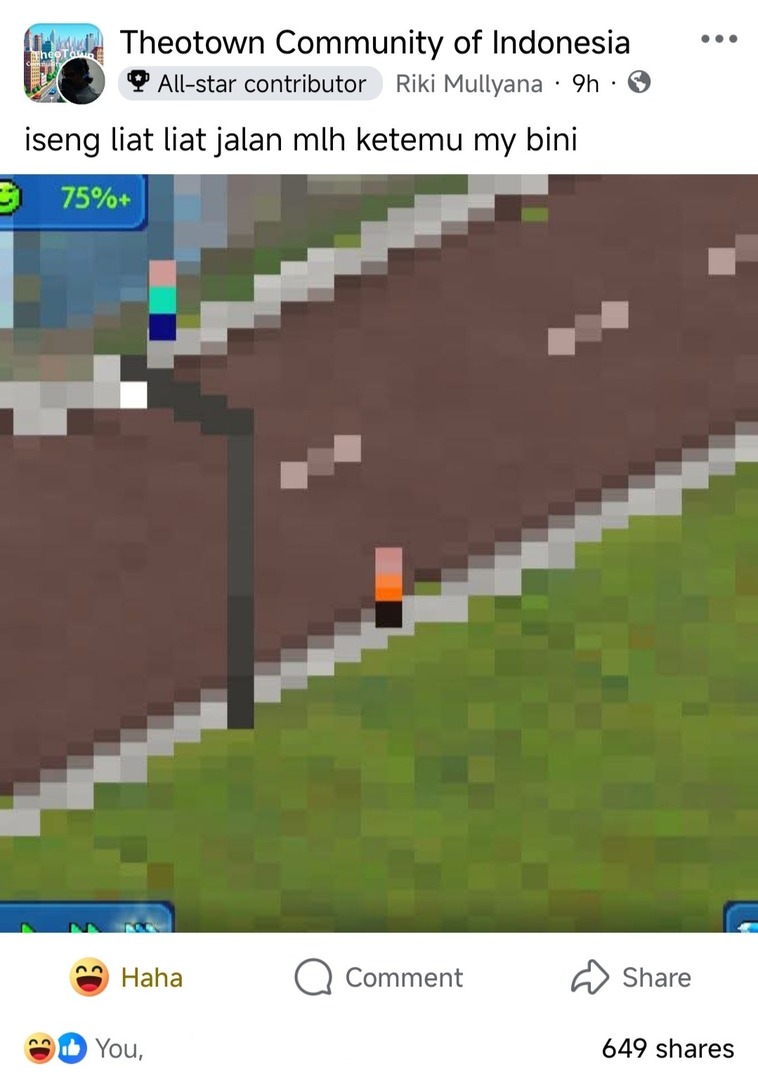 theotownmenfess's tweet image. Pres! Nyawit nih orang