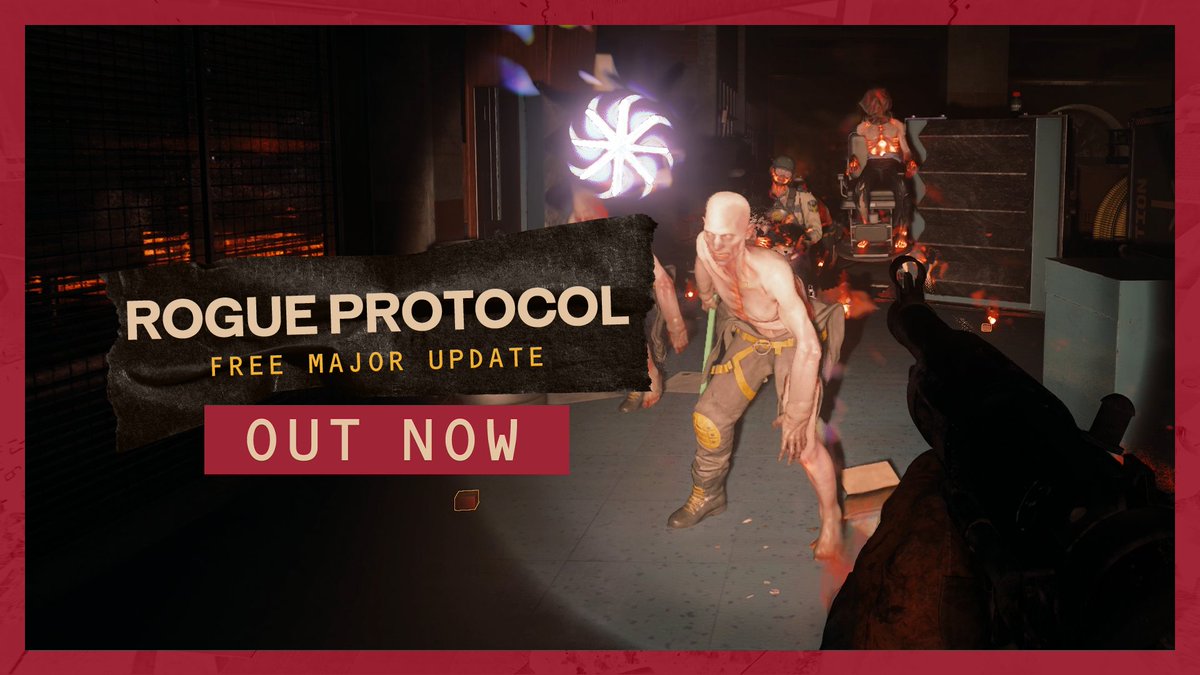 remedygames's tweet image. The latest major update for FBC: Firebreak, Rogue Protocol, is out now for free on all platforms! This update includes the new rougelite game mode, Endless Shift, weapon inspect animations, new cosmetics, and many bug fixes. 

Read our latest blog post for the details:…