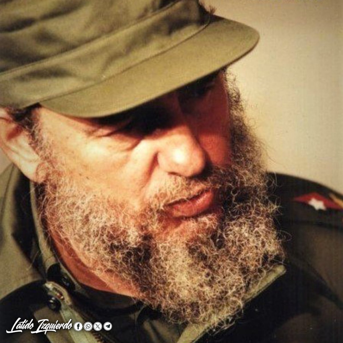 🫡 "Latiendo con Fidel" 🇨🇺
Arrancamos esta semana con Fidel en el corazón. Recordando que la Revolución es un camino constante de lucha y construcción.

Su legado nos grita: no hay descanso en la defensa de la dignidad, no hay tregua frente al imperialismo.

#100AñosConFidel