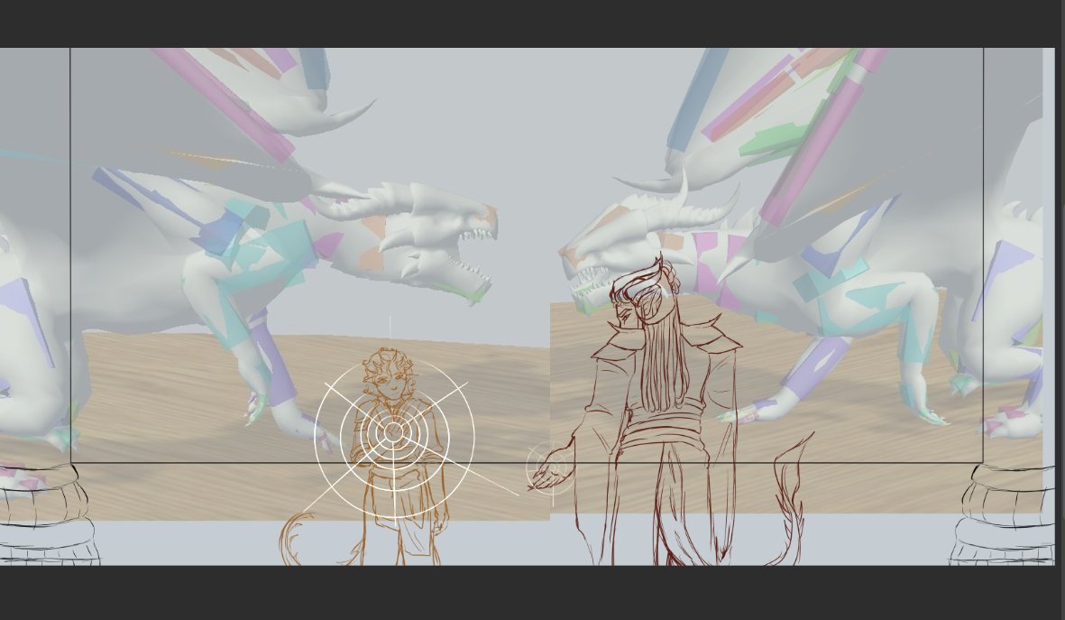 altxeity's tweet photo. The lengths I go to bc I cant draw dragons, but I need to draw two of them fighting on a tapestry all for my stupid slow burn enemies to lovers ship https://t.co/Z2xd8eK0c5