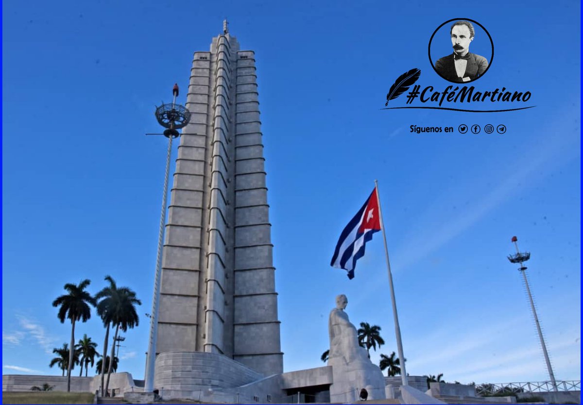 ICuba15's tweet photo. @cafemartiano @DiazCanelB @DrRobertoMOjeda @InesMChapman @MMarreroCruz @YaquedeCuba @TeresaBoue @agnes_becerra @EVilluendasC @ValoresTeam1 @DeZurdaTeam_ Buenos días 🇨🇺 #CaféMartiano y al Maestro, en el 173 aniversario de su natalicio, le decimos lo que nos enseñó Fidel:

"¡Los cubanos no fallaremos!; ¡la Revolución Cubana será cada vez más firme!; ¡la Revolución Cubana seguirá adelante victoriosamente!"

#UnidosXCuba https://t.co/PjVxV8eWV6