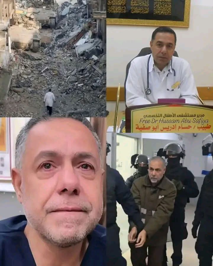 Have you forgotten Dr. Hossam?
Have you forgotten the director of Kamal Adwan Hospital, the one who stayed in his post when leaving would have been easier?
Have you forgotten the man who faced the siege, the cuts of the scalpel, and held onto faith, never leaving his patients