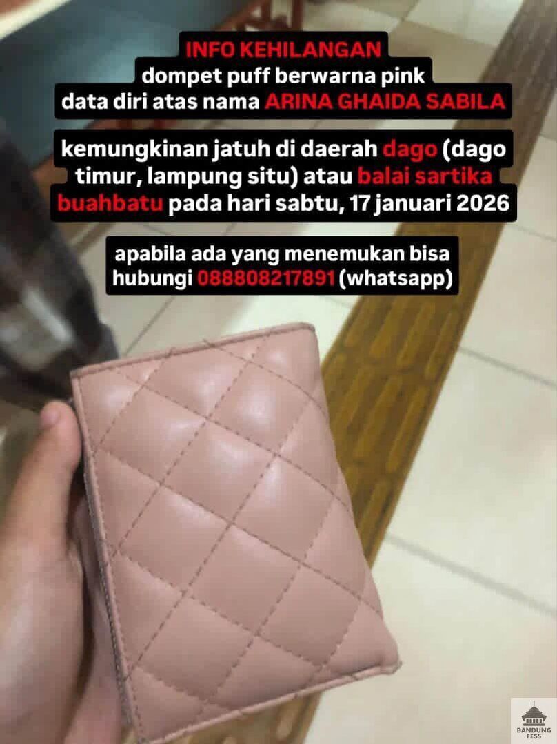 euy! halo all sender kehilangan dompet dengan detail yang tertera di gambar. bagi yang melihat atau menemukan bisa tolong hubungi nomor tertera. terima kasih 🥹🥹