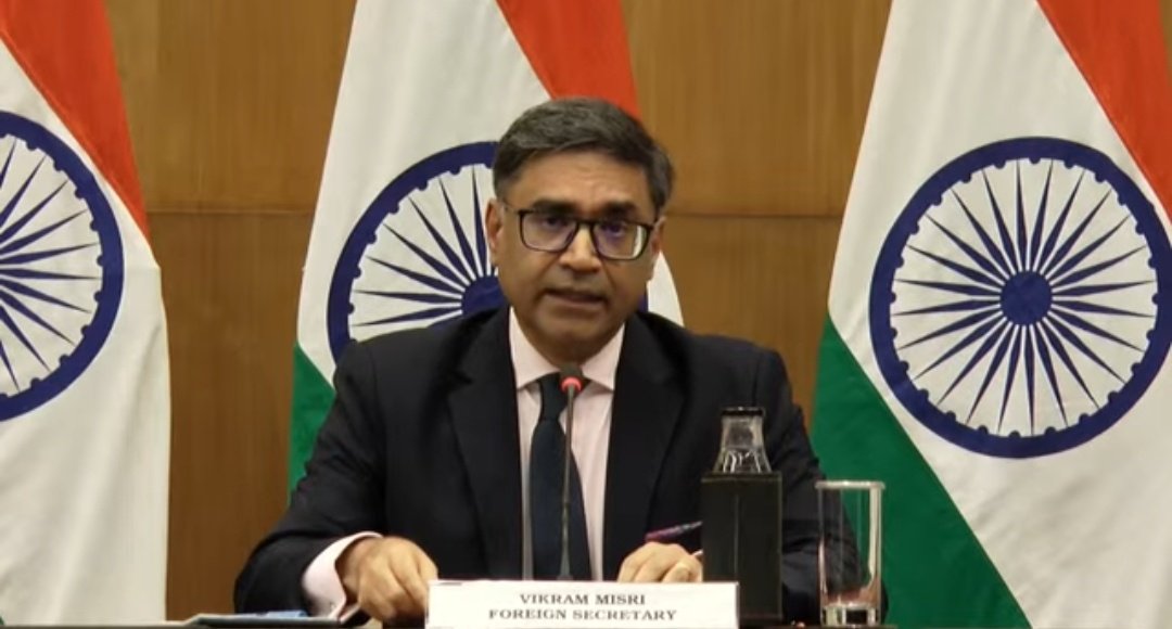 sidhant's tweet image. Breaking: India, UAE to conclude a Framework Agreement on Defence, announces Indian foreign secretary Vikram Misri. Letter of intent signed earlier today during visit of UAE President to Delhi.