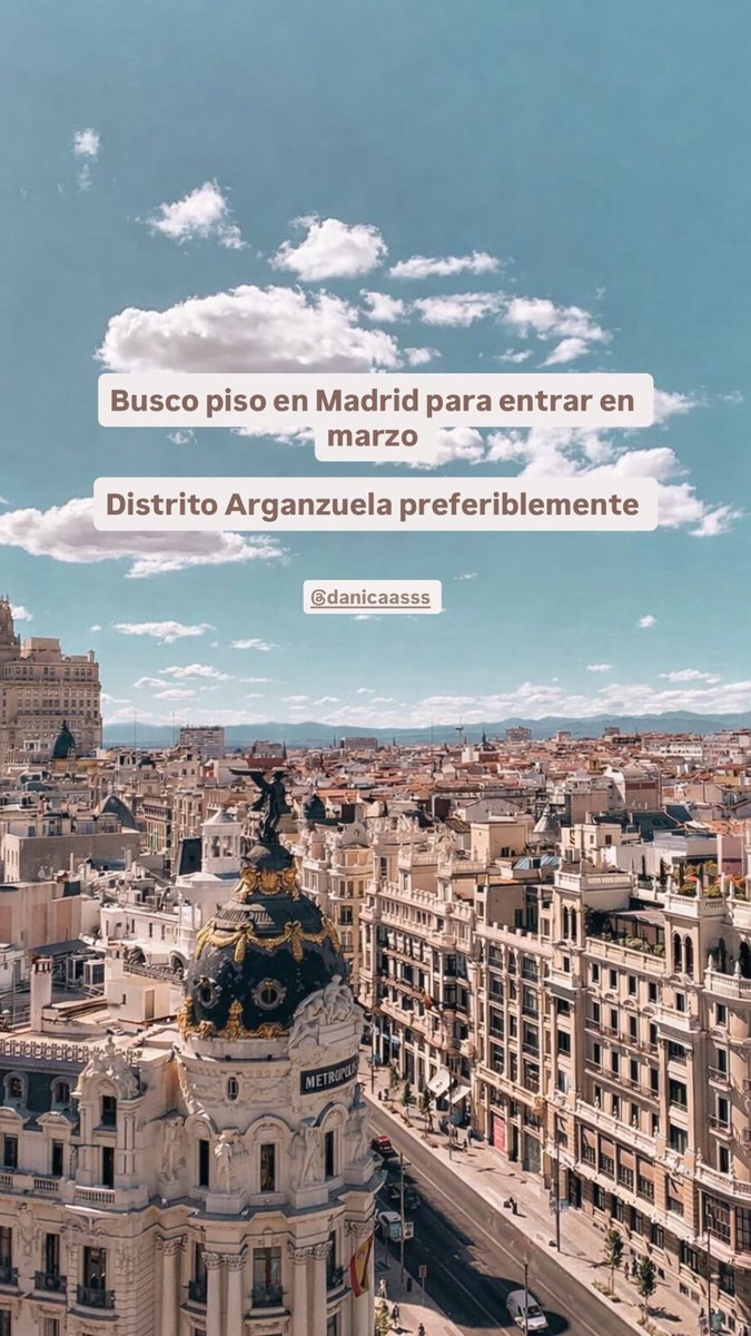 Busco piso en Madrid para entrar en marzo!!!!