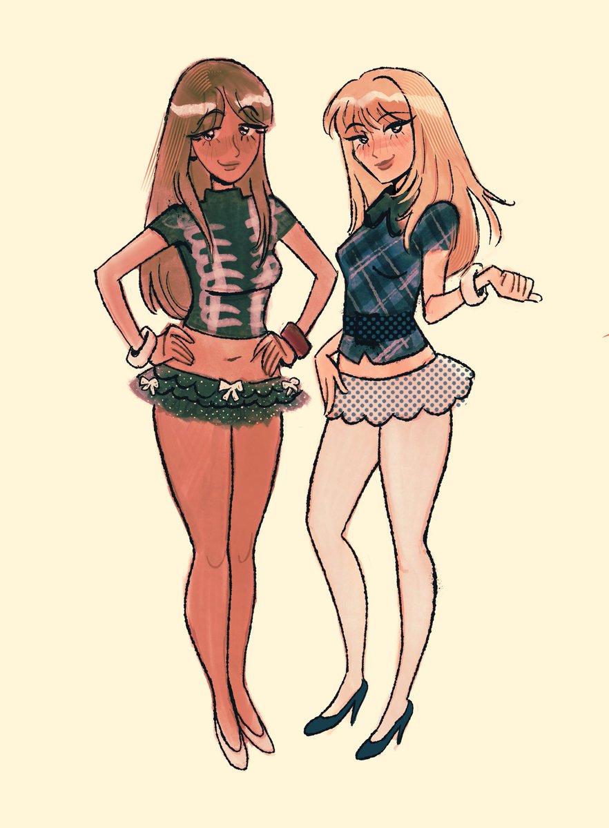 not able to draw much on my iPad rn but I wanted to make something quick for the stateside remix MV. loooove these looks 😇 <a href="/pinkpantheress2/">pinkpantheress</a> <a href="/zaralarsson/">Zara Larsson</a>