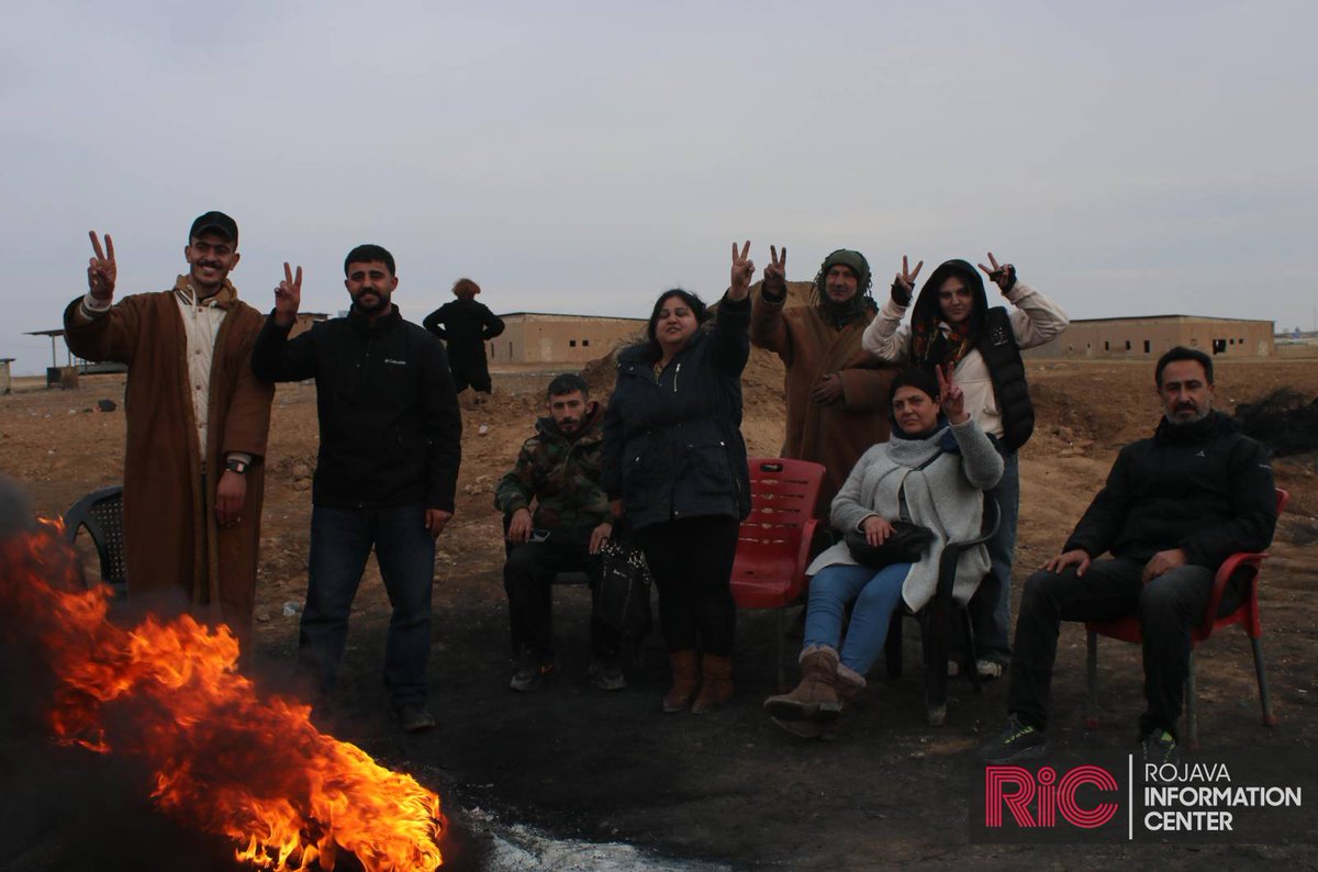 Civilians are holding a protest and hunger strike at the coalition base in Heseke. One participant told RIC, “our action is against the silence of the world. [...] Because the Coalition always says, and Europe always says, ‘we're indebted to the Kurds, Kurds are a