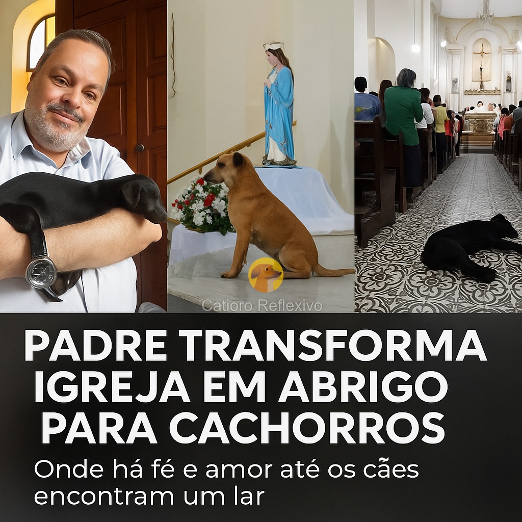 CatioroReflexiv's tweet image. Enquanto muitos se incomodam com cães de rua, ele decidiu fazer o oposto: abrir as portas da igreja de São Sebastião para acolhê-los.

facebook.com/photo?fbid=129…