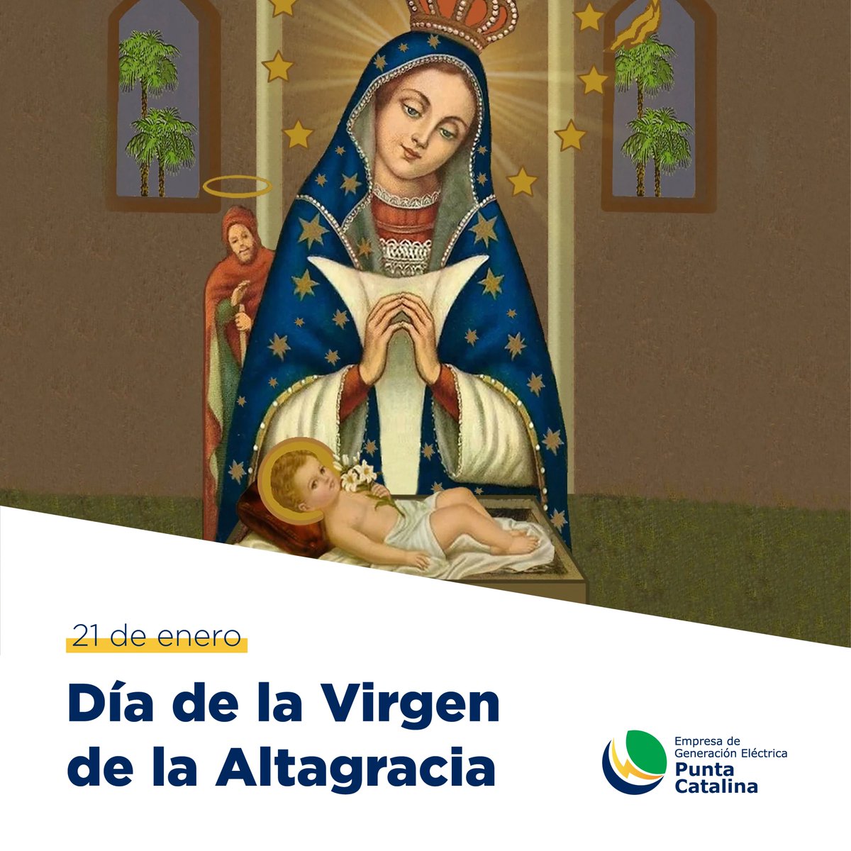 egepcrd's tweet image. Hoy conmemoramos el Día de Nuestra Señora de la Altagracia, madre espiritual y protectora del pueblo dominicano.

Su imagen convoca la fe, la esperanza y la unión de miles de devotos que, año tras año, llegan hasta la Basílica de Higüey para rendir homenaje y renovar su fe,…