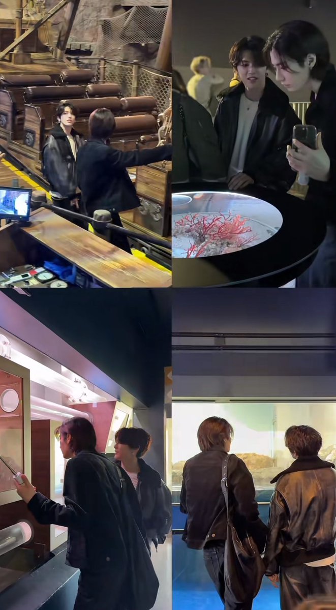 イハンさんのスパダリ彼氏ムーブが強すぎて日本の水族館を案内するはずが自然とエスコートされちゃってる大夢お兄さん、ちょっと愛おしすぎて頭抱えてる