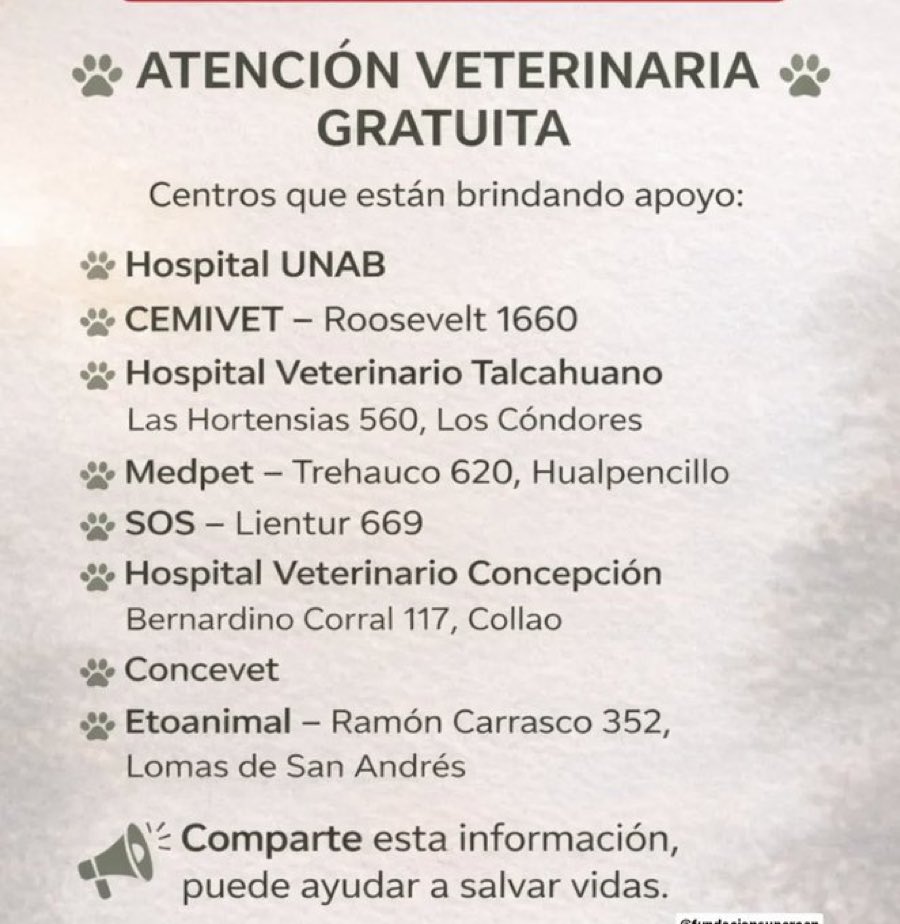 PamJiles's tweet photo. Comparte estos centros de atención veterinaria gratuita para animales afectados por los incendios https://t.co/DHBylNQ8Ji