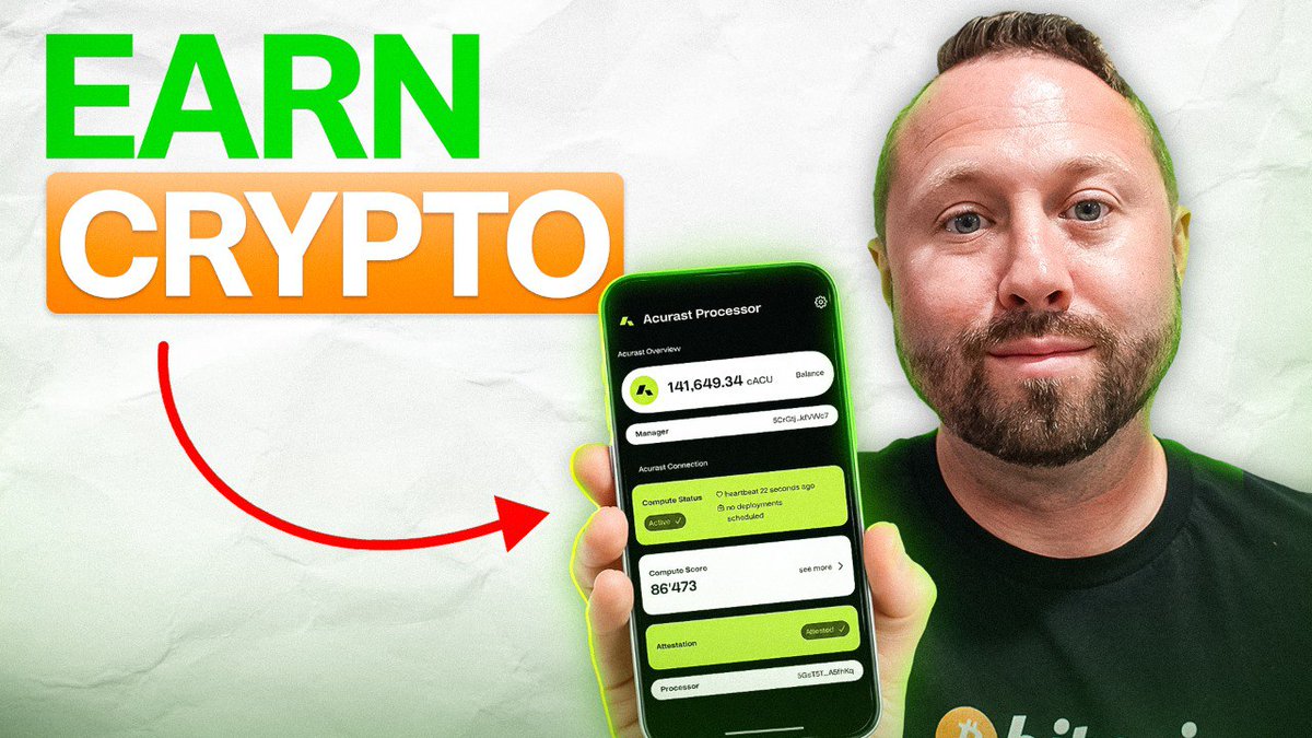 📢New Video is LIVE! ⛏ Earn Crypto with your Cell Phone in 2026! Also  @Acurast is going to TGE Tomorrow! 📺Watch Now: https://t.co/Tyk4ghs9YU