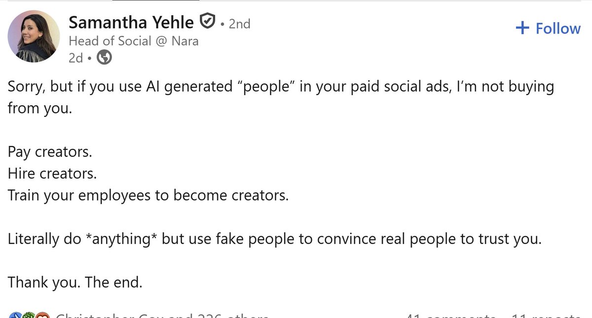 It's getting feisty on Linkedin