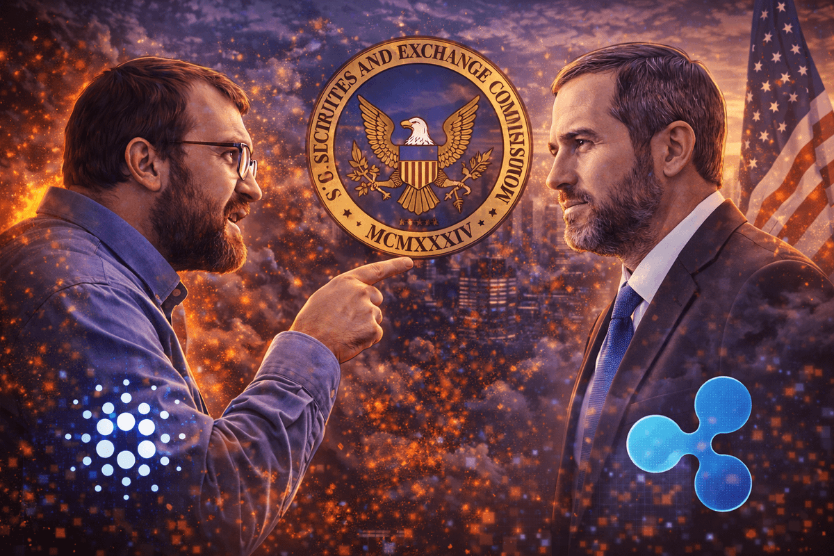 Cardano Founder Accuses Ripple CEO of Surrendering to the SEC #ADA  #BradGalinghouse #Cardano #CharlesHosikinson #Ripple  #SecuritiesandExchangeCommission #XRP https://t.co/zGa3vNV96y