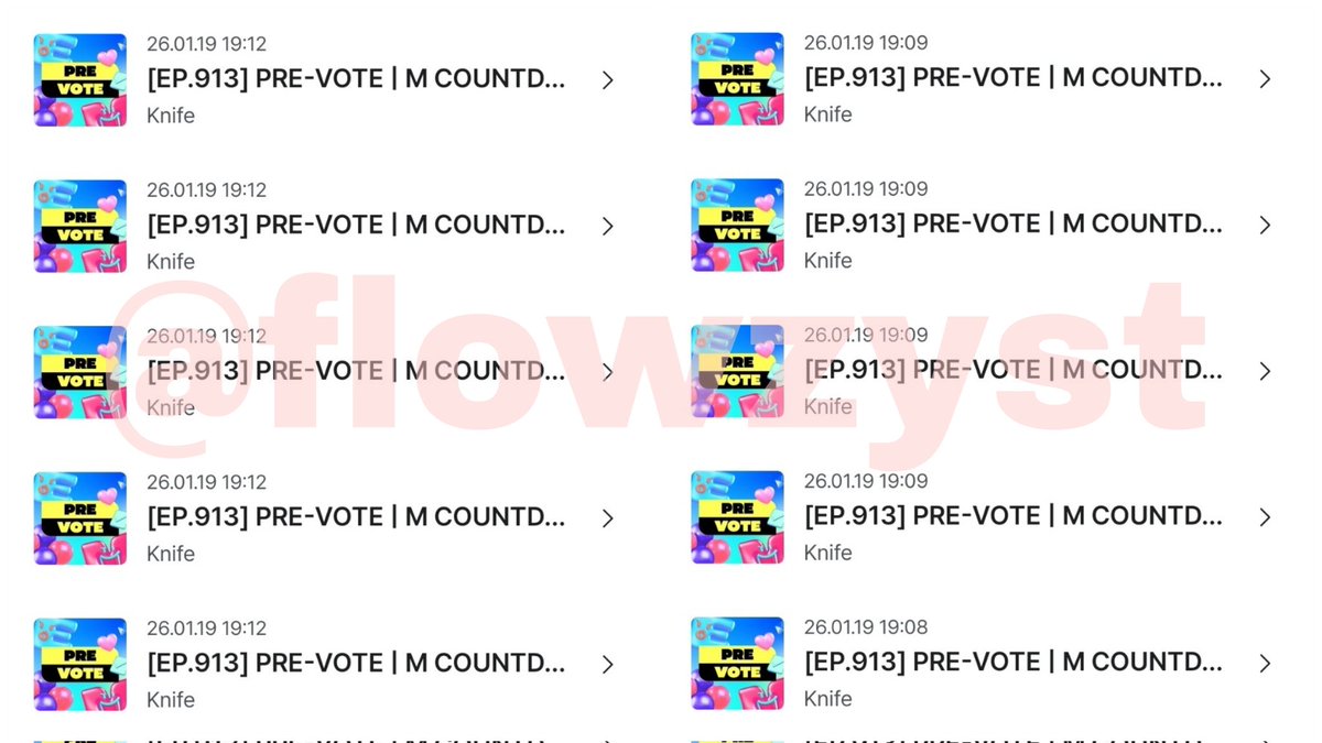 flowie! mnet vote tweet media