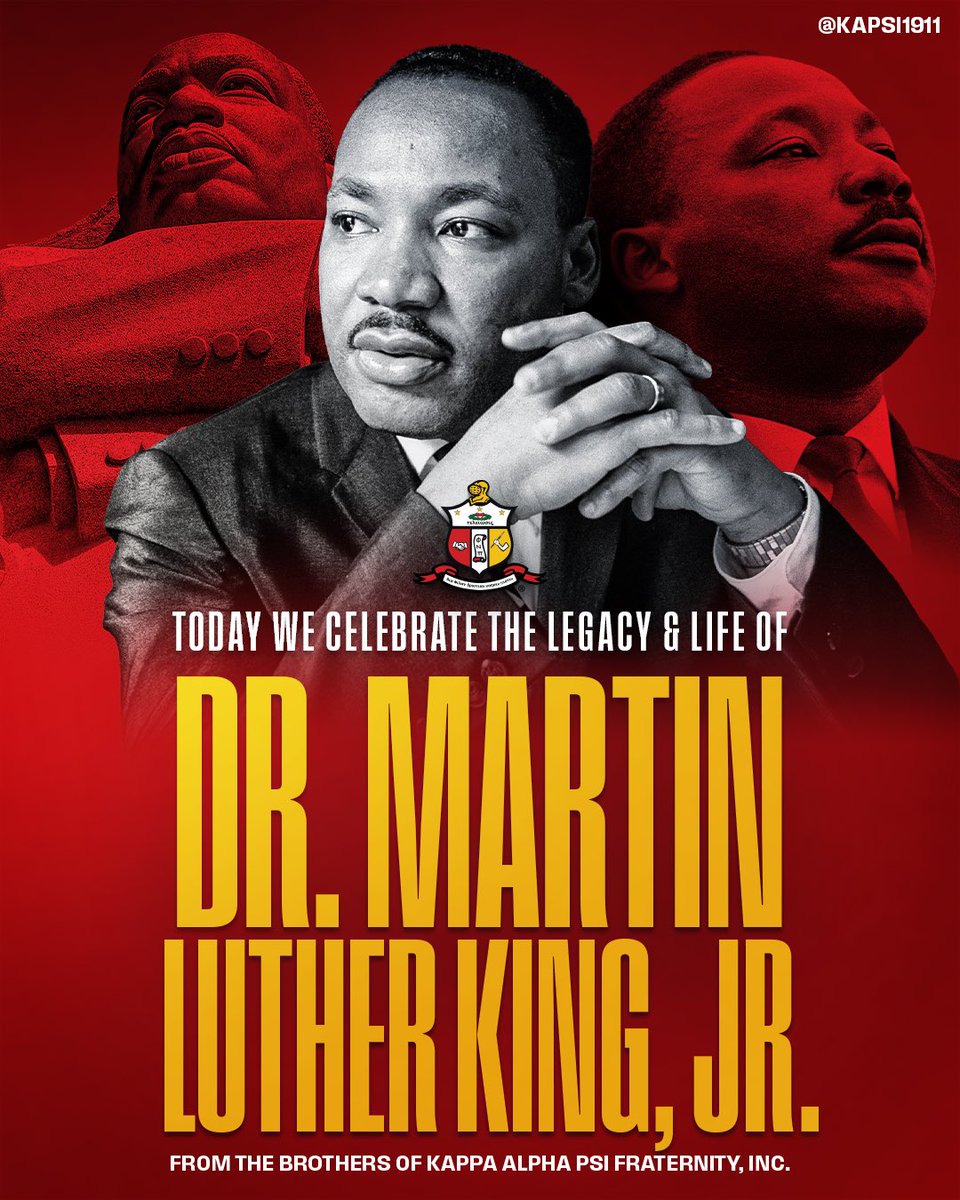 Kappa Alpha Psi Fraternity, Inc. takes this moment to recognize Dr. Martin Luther King, Jr. ::: Dr. King was a significant figure in the civil rights movement and a major leader in the movement to end racial segregation in the United States