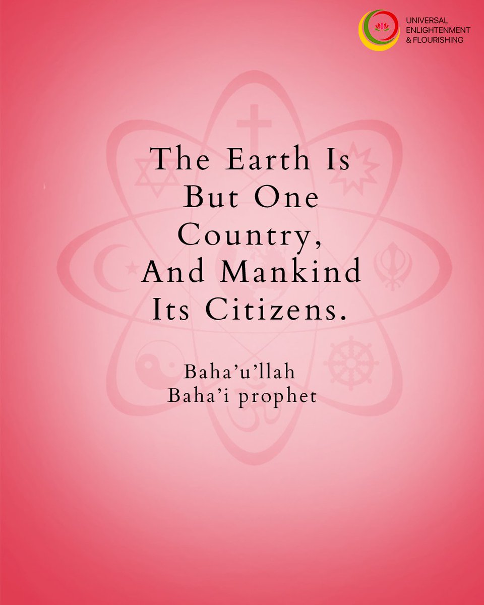 The earth is but one country and mankind its citizens.
On World Religion Day, we honour unity, respect and shared humanity.
At UEF, we spread ideas that bring hearts together in love and learning.

#UEF #UEFInsights #WorldReligionDay #Unity