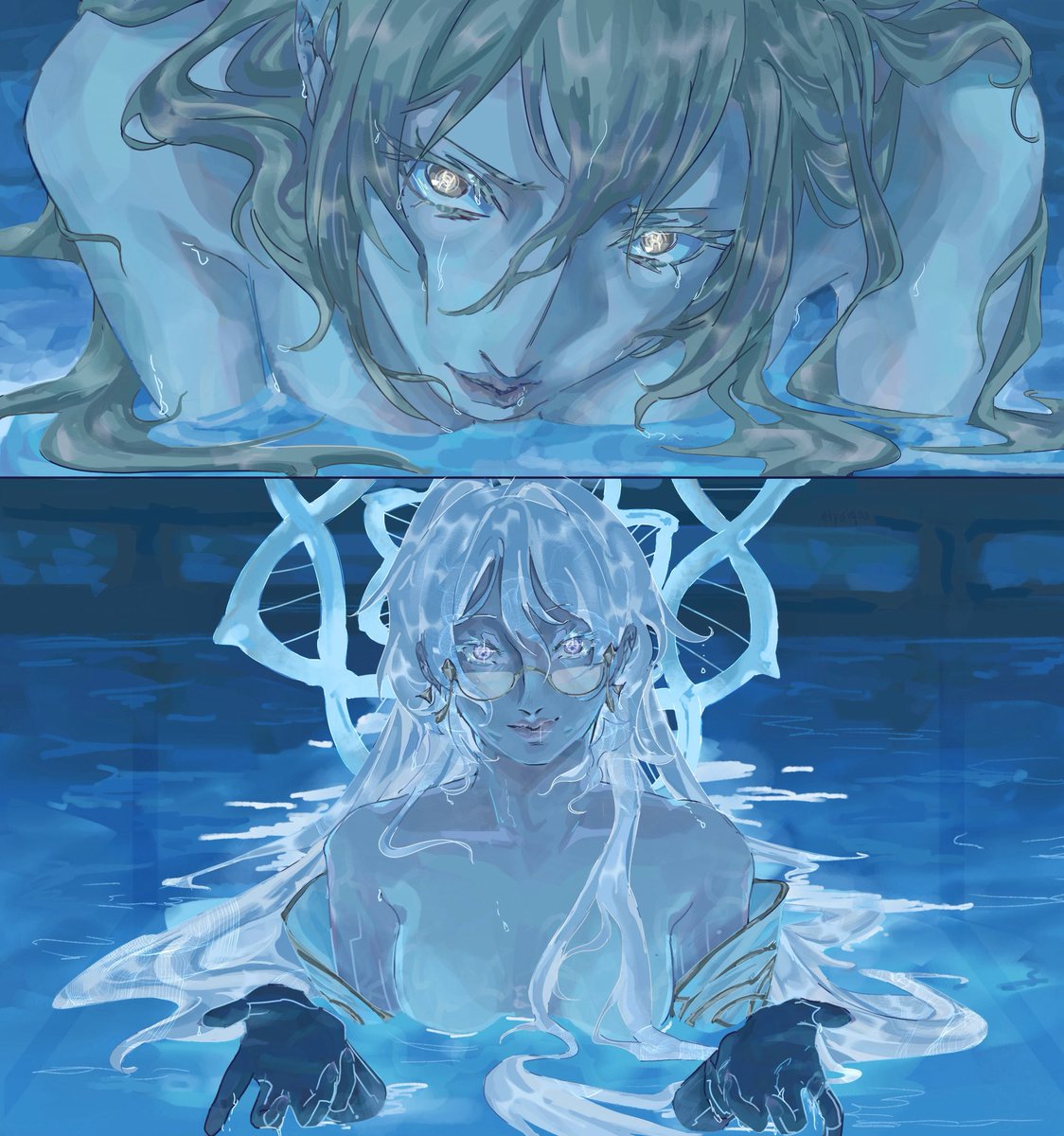 elysiqss's tweet photo. #genshin #rhinedottir &amp; naberius 

‘what will you do now that you’ve caught me?’ https://t.co/Xsp4mVFPH1