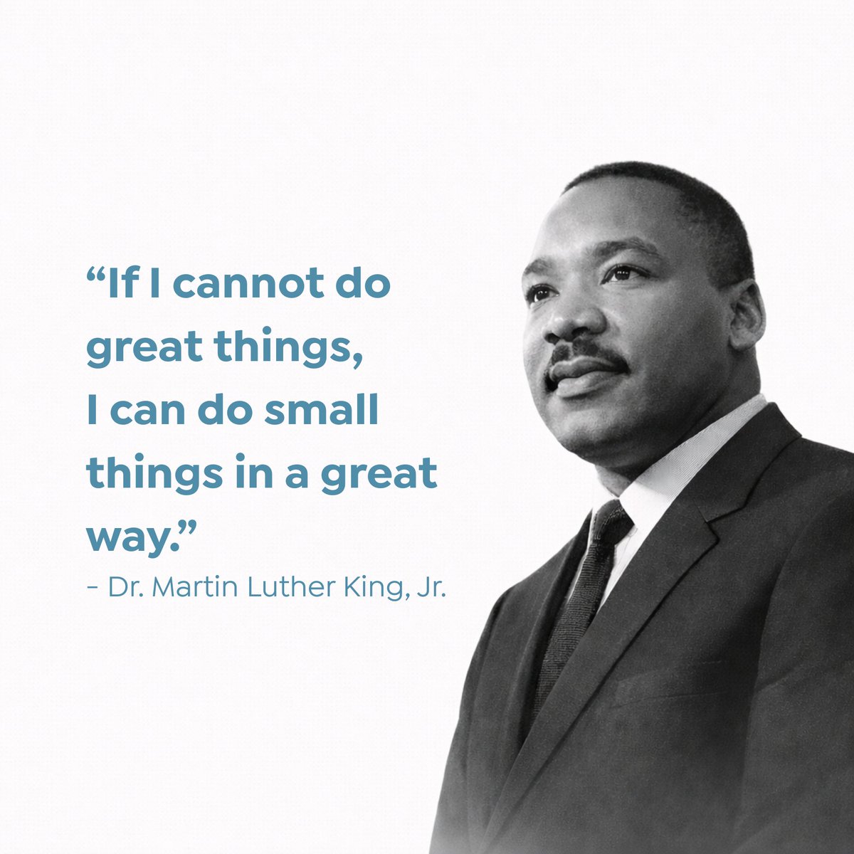BeecanHealth's tweet photo. Honoring the legacy of Dr. Martin Luther King, Jr.

This quote reminds us that meaningful change often begins with small, everyday actions. Those moments of intention help shape something meaningful. #MLKDay2026 https://t.co/siQvmrURSL