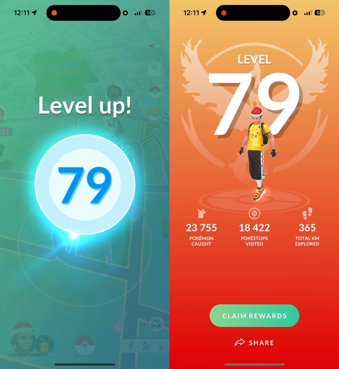I didn’t focus heavily on this level since the rocket leaders would come eventually from balloons anyway but here we are! 🥳🥳🥳

#PokemonGO