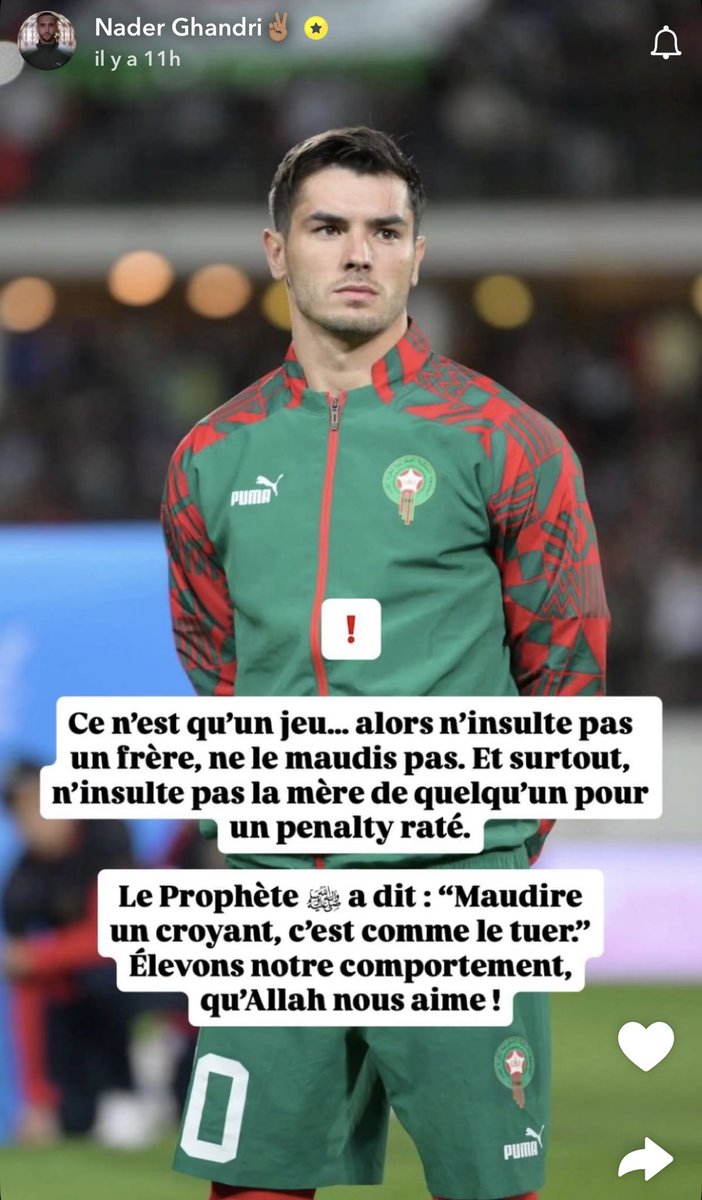 NoussourTN's tweet image. 📲🇹🇳 Nader Ghandri en story Snapchat :