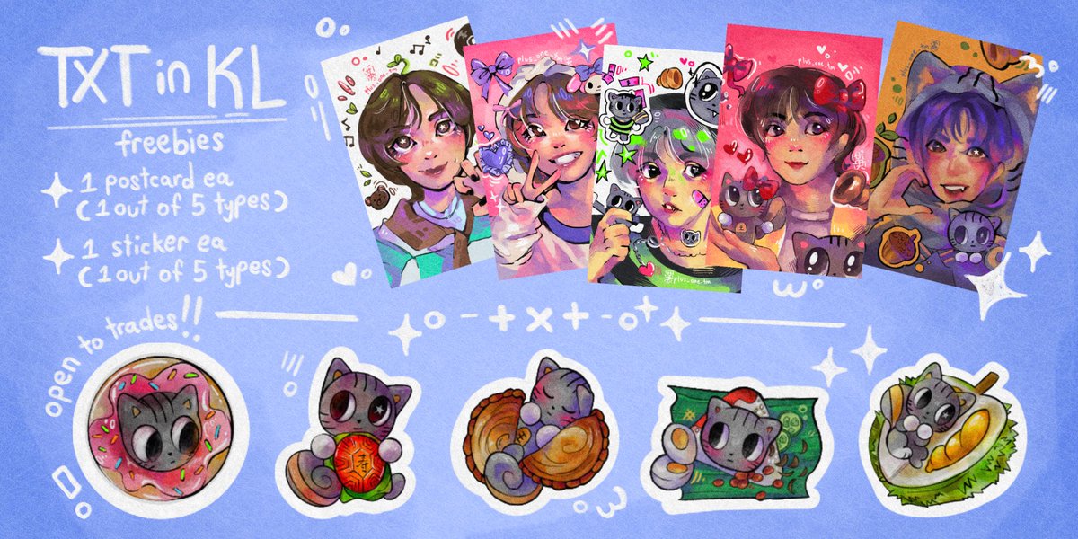 my #TXTinKL freebies!!

✧ open to trades, just dm me or reply to this post!!
✧ extremely limited quantity
✧to claim: come up to me and say hi <3
