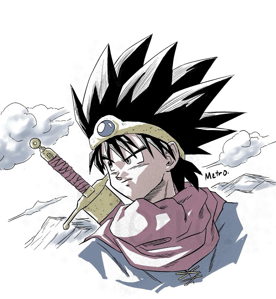 ドラゴンクエスト3 勇者 #ドラクエ #DQ3 #イラスト