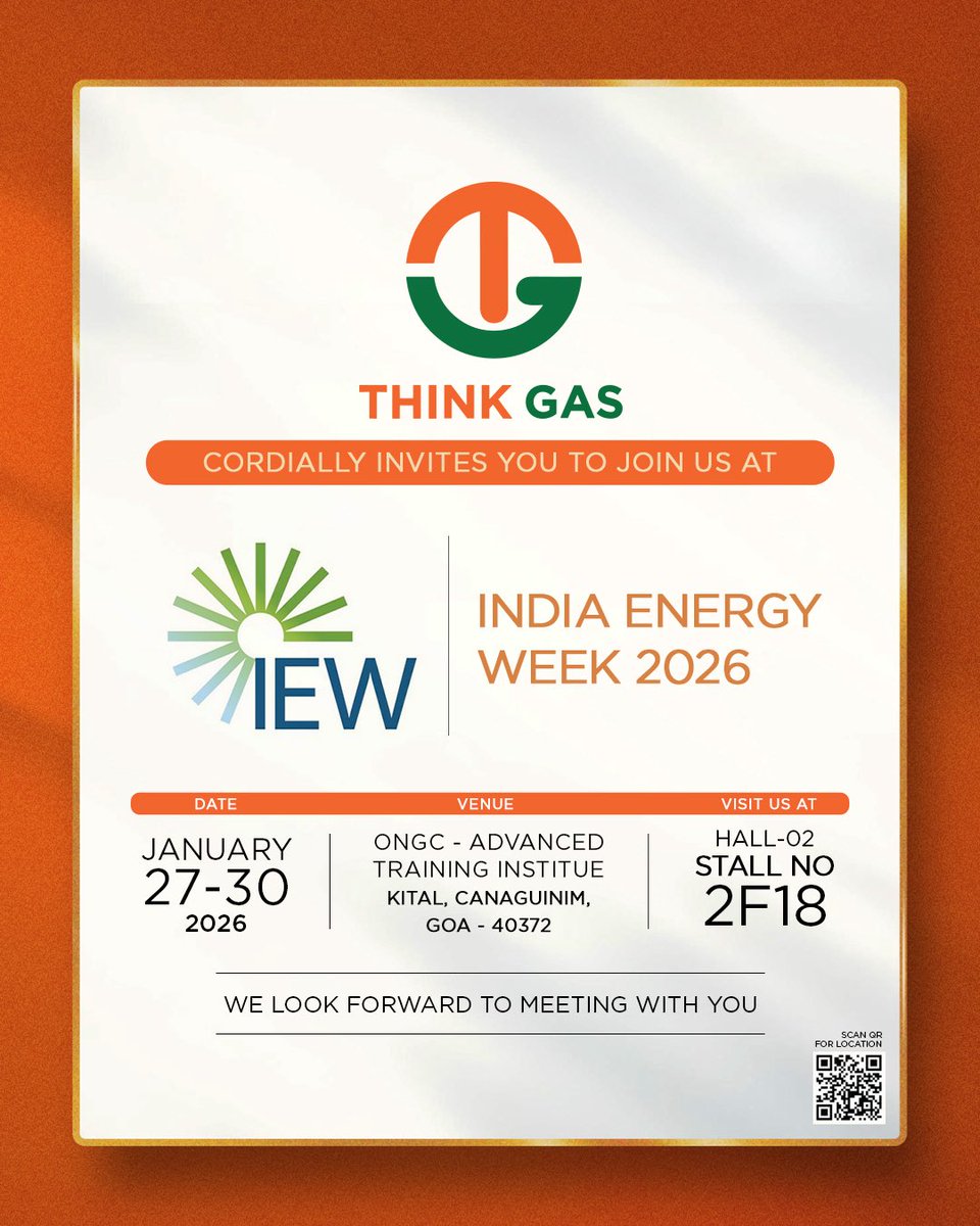 As Indian Energy Week returns on a grander scale, THINK Gas is excited to join industry leaders in shaping the future of energy. We look forward to new opportunities, collaborations, and innovations that expand our vision and reinforce our commitment to cleaner mobility and