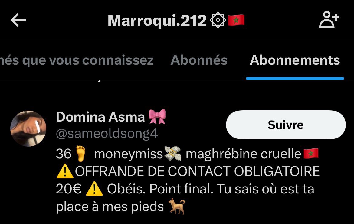 SaKoM_237's tweet image. Pas de métissage mais apparement tu est pour la soumission