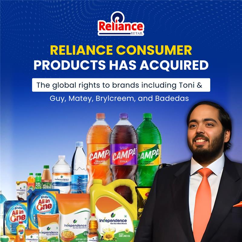 anantdadaambani's tweet photo. Reliance Consumer Products acquires global rights to top brands like Toni & Guy, Matey, Brylcreem, and Badedas, expanding its global presence! #RelianceRetail #BrandAcquisition #GlobalExpansion #ConsumerProducts #BusinessGrowth #ToniAndGuy #Campa https://t.co/oM2t3dLT1Y