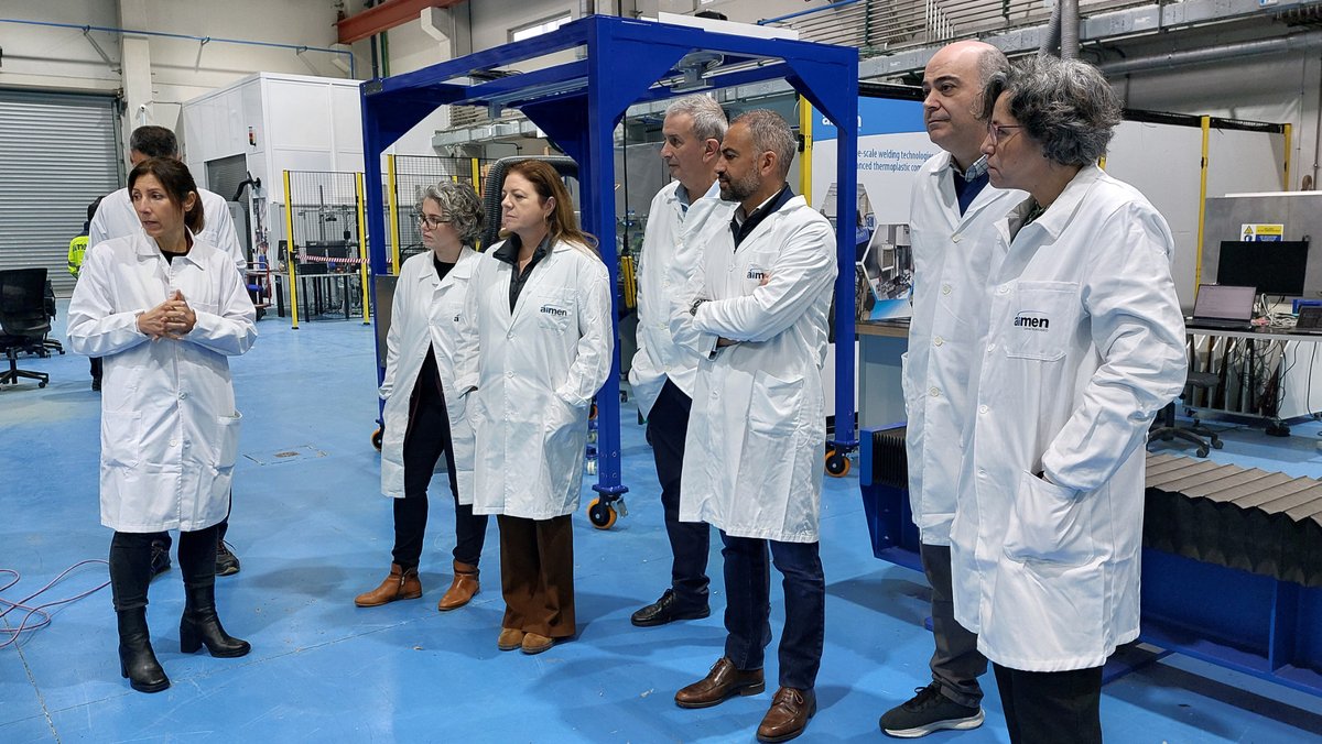 aimenct's tweet image. 📍Recibimos la visita de @aimplas 

Durante el encuentro compartimos capacidades tecnológicas, líneas de trabajo y exploramos vías de colaboración, especialmente en #materiales y #FabricaciónInteligente.

🤝Una jornada muy enriquecedora que refuerza la cooperación entre Centros.