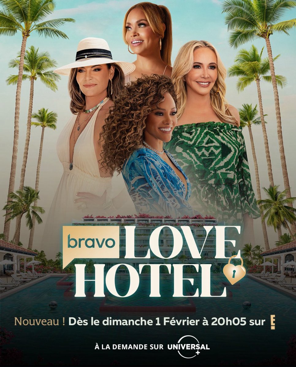 RealHwFrance's tweet image. #LoveHotel débarque dés le 1er Février sur E! France et sur Universal+ ! 
Retrouvez @GizelleBryant, @CountessLuann, @_AshleyDarby &amp;amp; @ShannonBeador à la recherche de l’amour ! ❤️
Tout les infos sur ce spin off des Real Housewives ici :  bit.ly/4jqmW7P