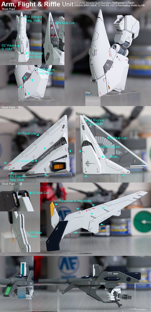 HGUC RX-105 Xi GUNDAM Work Point02