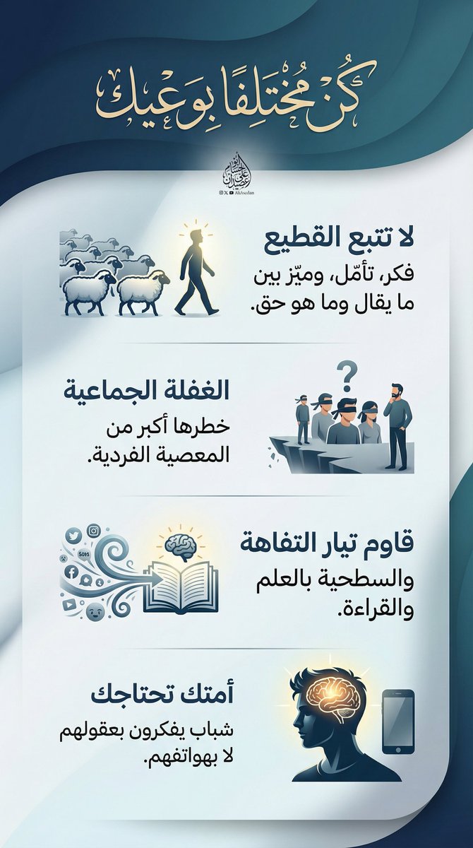 كن مختلفاً بوعيك