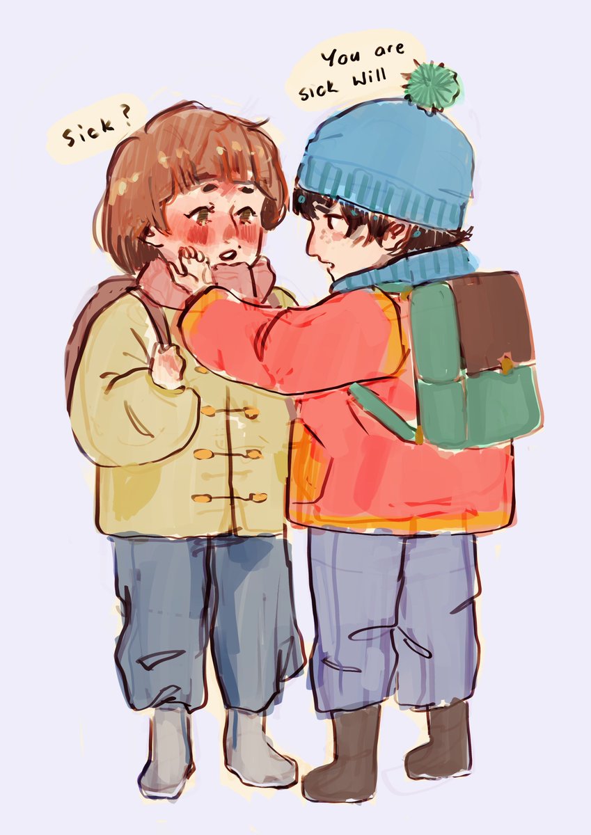 love the idea of mike just KNOWING immediately too, not even out of their jackets yet #byler  #miwi