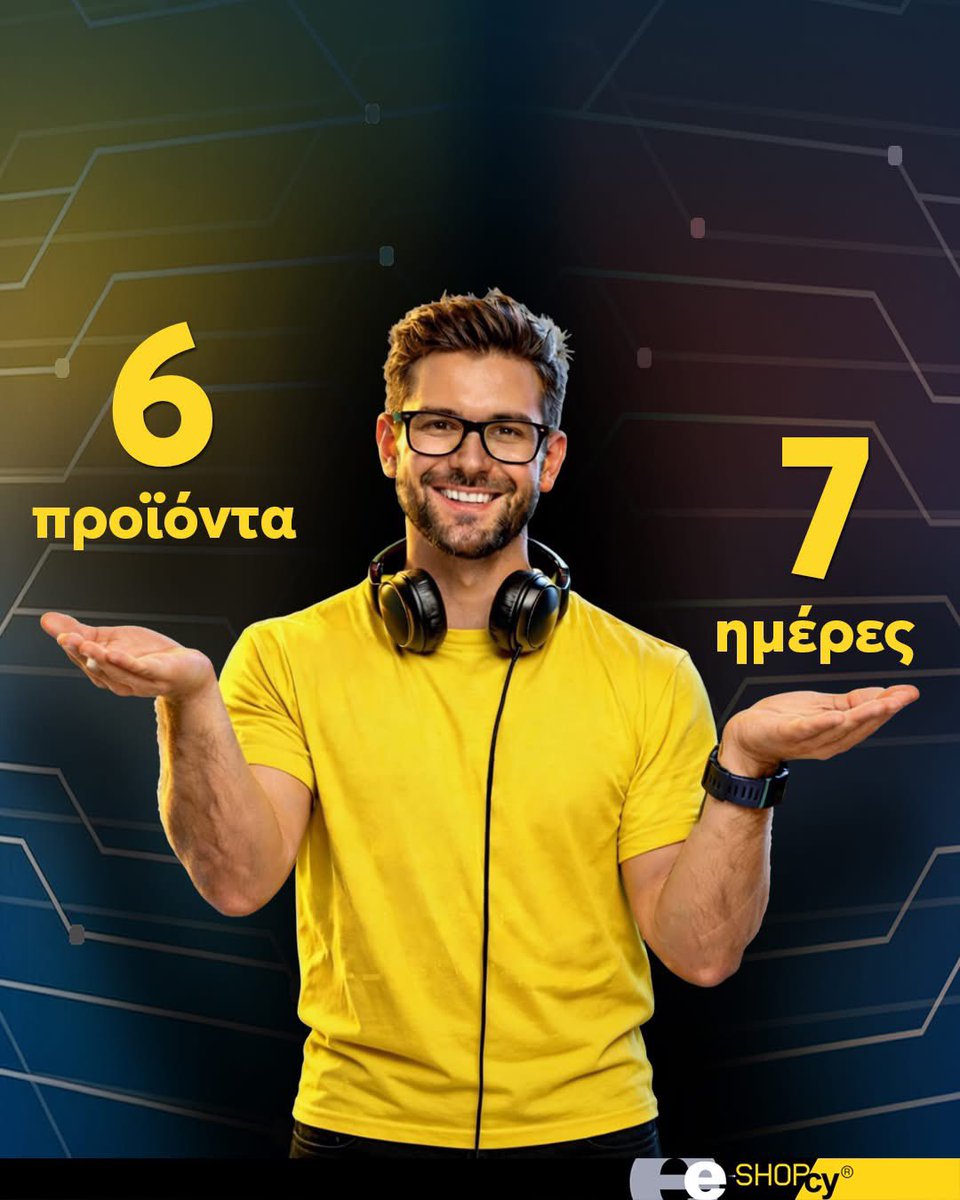eshopcyCyprus's tweet photo. 📢 6 SUPER ΠΡΟΣΦΟΡΕΣ -  7 ΗΜΕΡΕΣ!  ⚡

Δείτε τις όλες στο https://t.co/Hv8U5PYiLD ! 

ΜΗΝ ΤΙΣ ΧΑΣΕΤΕ! 🫵
---------------------
🛒 Επιλέξτε τον τρόπο παραγγελίας που επιθυμείτε :
➡️ https://t.co/7m4CkoOQo0

📞 Τηλ. 25 020 200

#Eshoppers #Technology #Cyprus #Offers https://t.co/e523BFnMQs