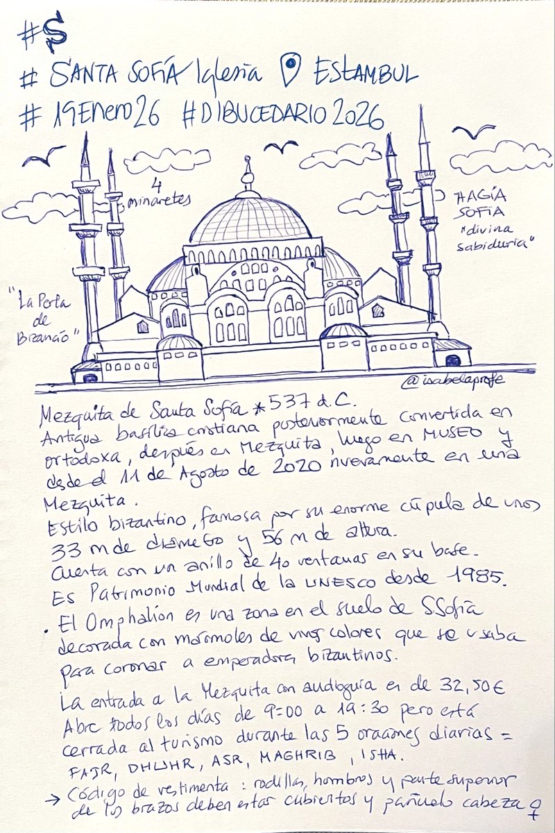 isabelatecno's tweet photo. #dibucedario #monumentos internacionales #19enero26 #S #santasofia 🇹🇷 https://t.co/65xC3qyv40