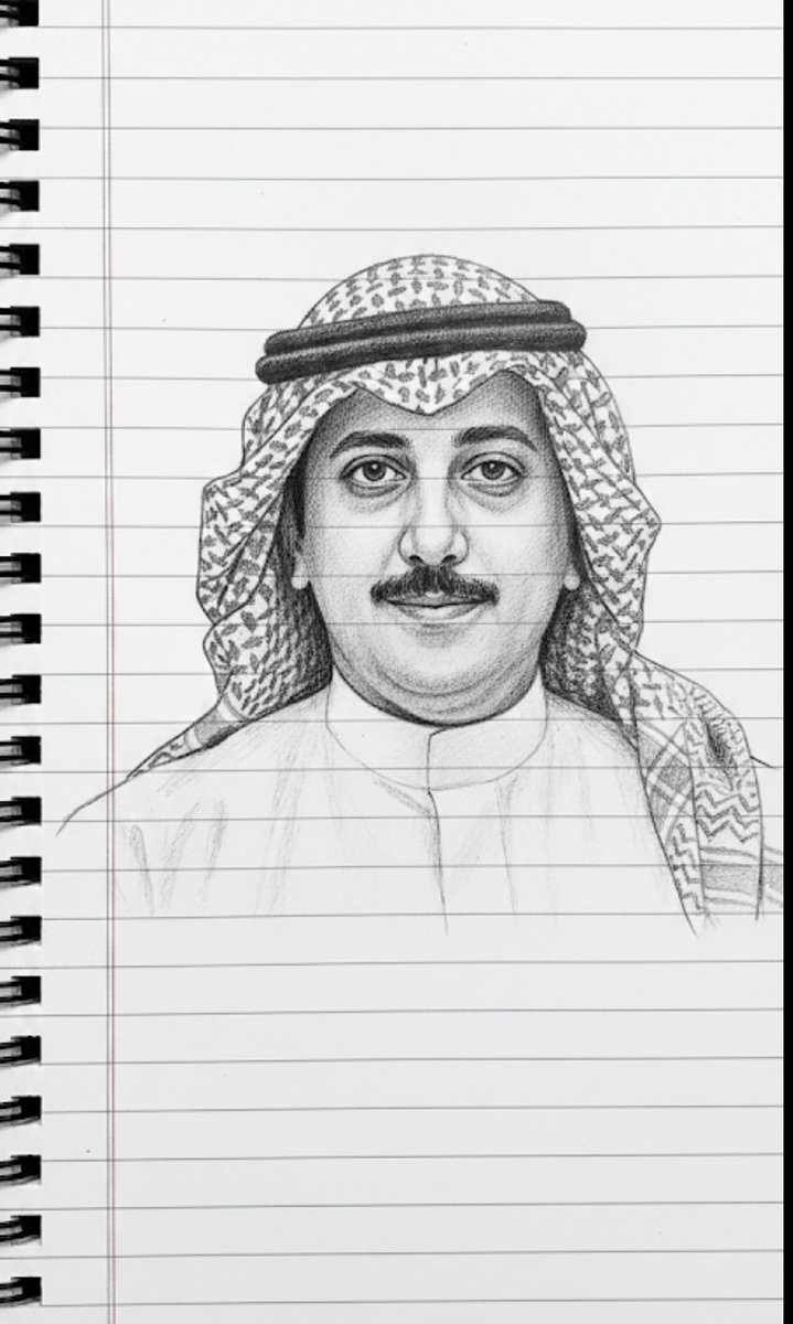 aedl79d's tweet photo. @FAHAD_ALBASMAN 
السلام عليكم 
عملت رسمه لصورتك واتمنئ تنال اعجابك. 
يارب تكون شفت رسمتي وتقتبسها 
وان شاء الله تعطيني هديه بسيطه وتشجعني🙏🏻 https://t.co/hLXZyM7srM
