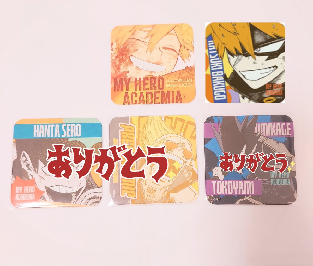 僕のヒーローアカデミア ヒロアカ 原画展 アートコースター アトコ 交換 譲渡

求→4枚目 爆豪or異種 爆豪(固ツイ参照)or定価＋送料

譲→1～3枚目

♡譲渡の場合1部抱き合わせ含めて優先
♡交換の場合物によっては抱き合わせ/比率違い可

検索からでもお気軽にお声掛け下さい🍀